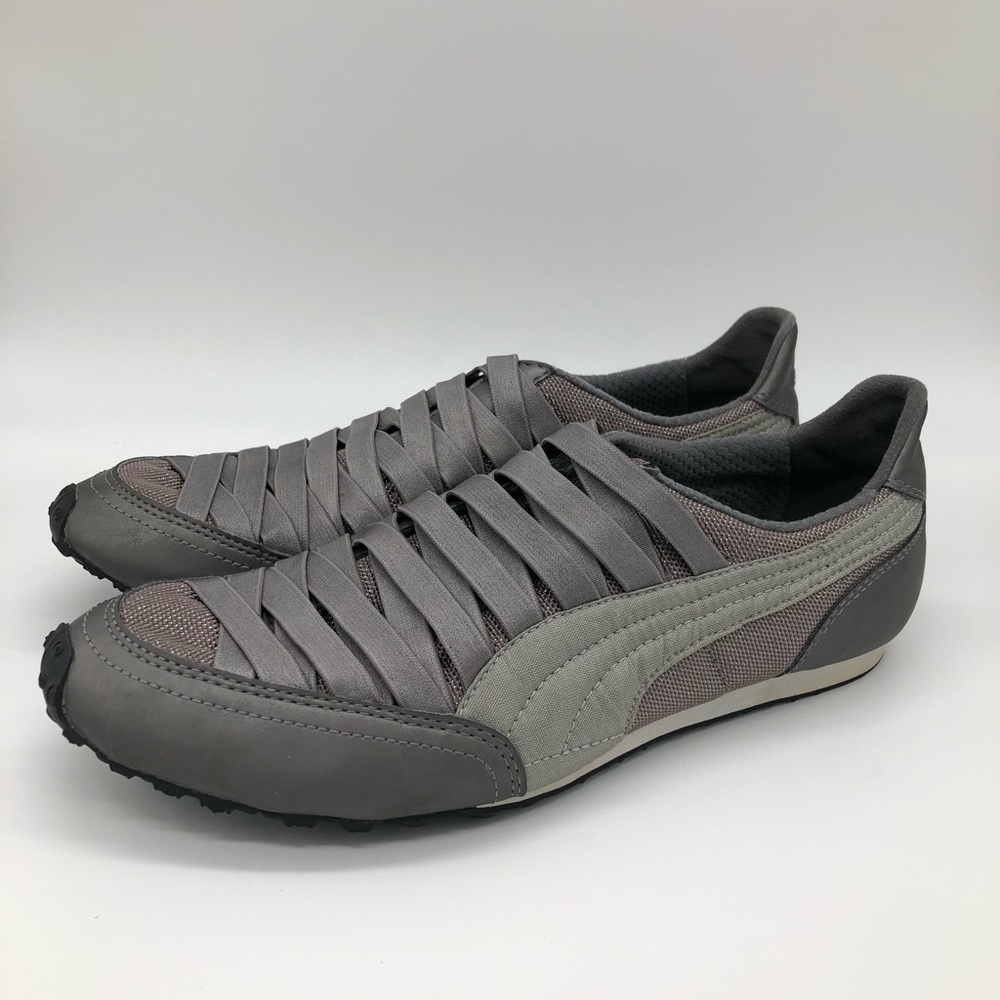 PUMA Women’s Gray Slip-On Athletic Sneakers